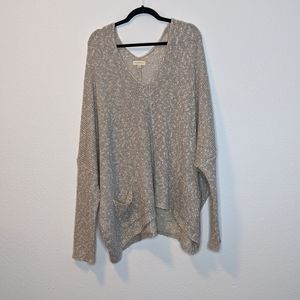 Promesa Oversize Metallic Knit Sweater